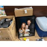 MODERN BLACK CURVED EDGE PHOTO FRAME