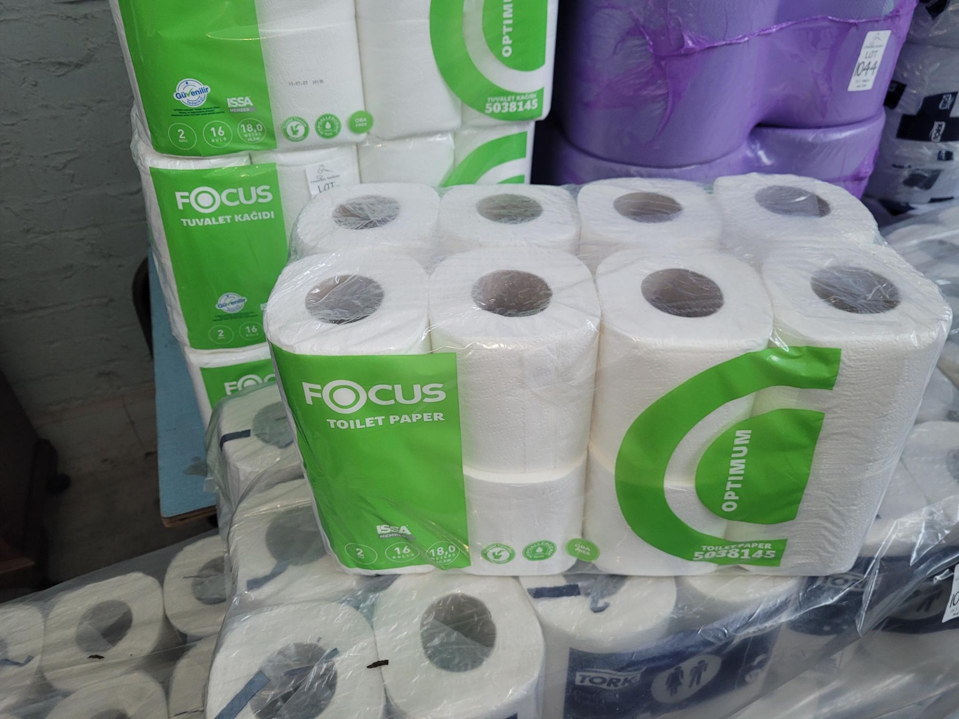 16 ROLLS OF FOCUS TOILET PAPER (NEW)