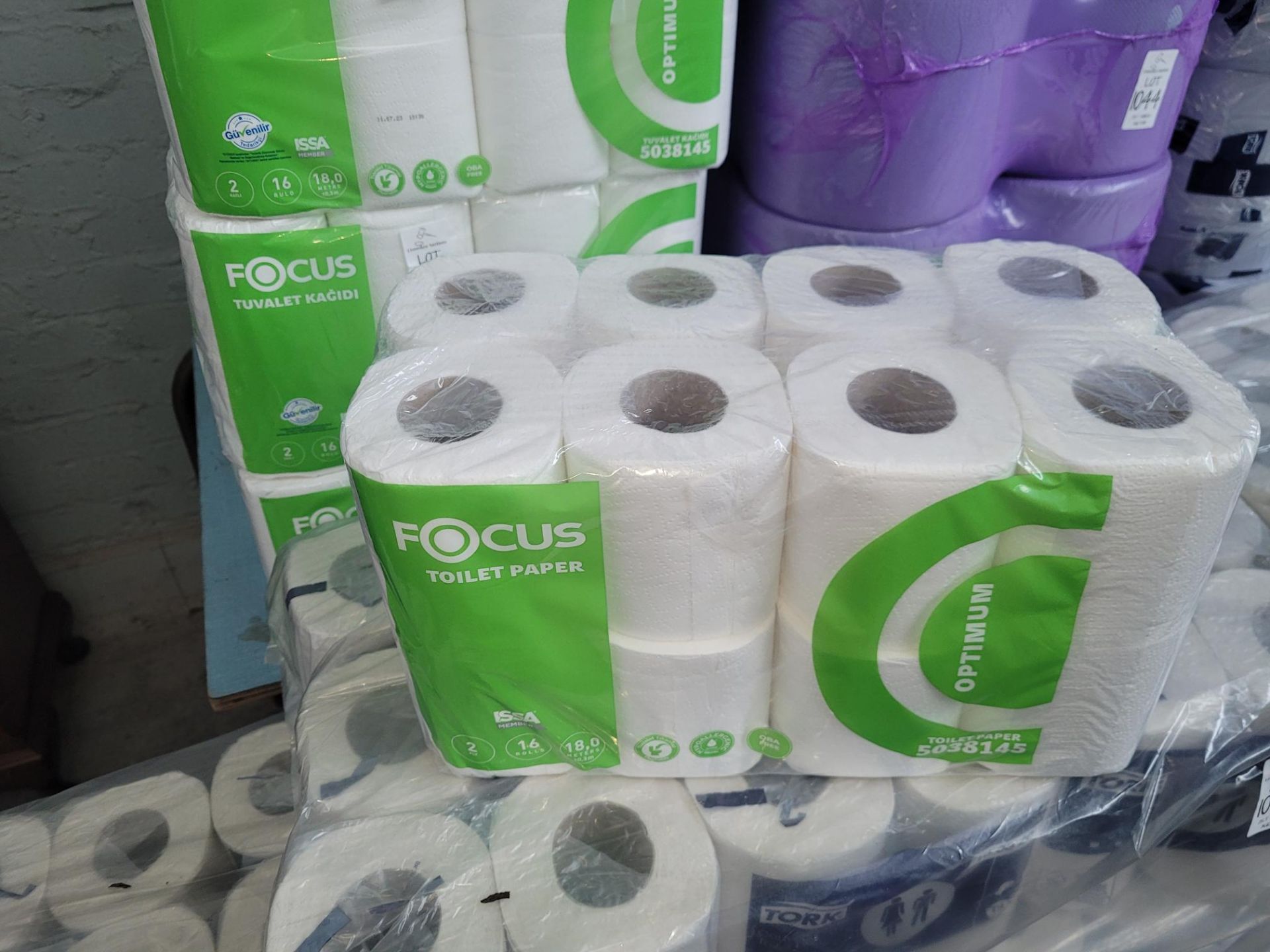 16 ROLLS OF FOCUS TOILET PAPER (NEW)