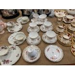 19PC ROYAL TARA CHINA TEA SET