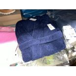 NAVY DRESSING GOWN SIZE 12 (NEW)
