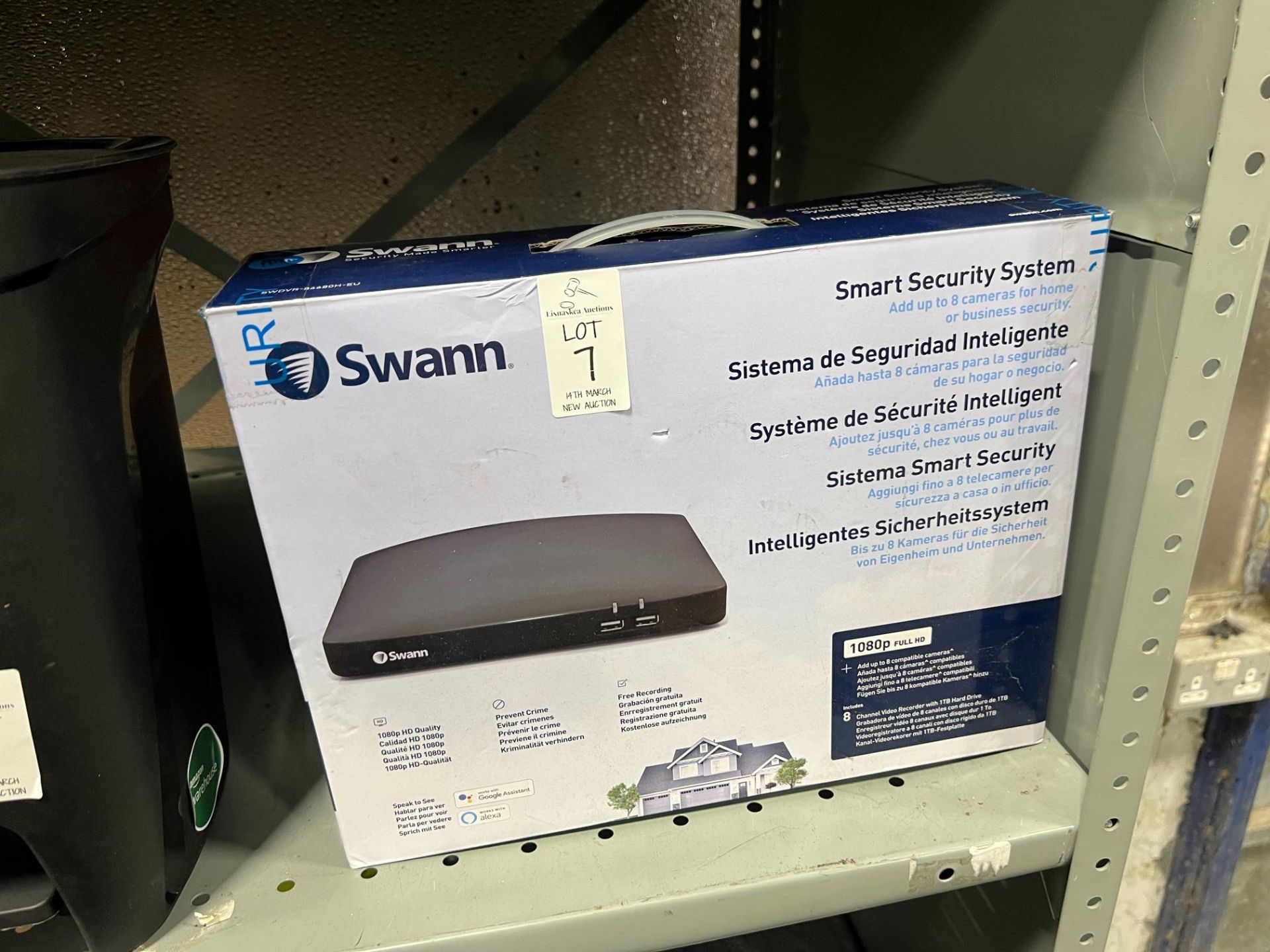 SWANN SMART SECURITY SYSTEM DVR RECORDER