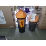 2 PROTEIN SHAKERS WITH UNDER STORAGE (NEW)