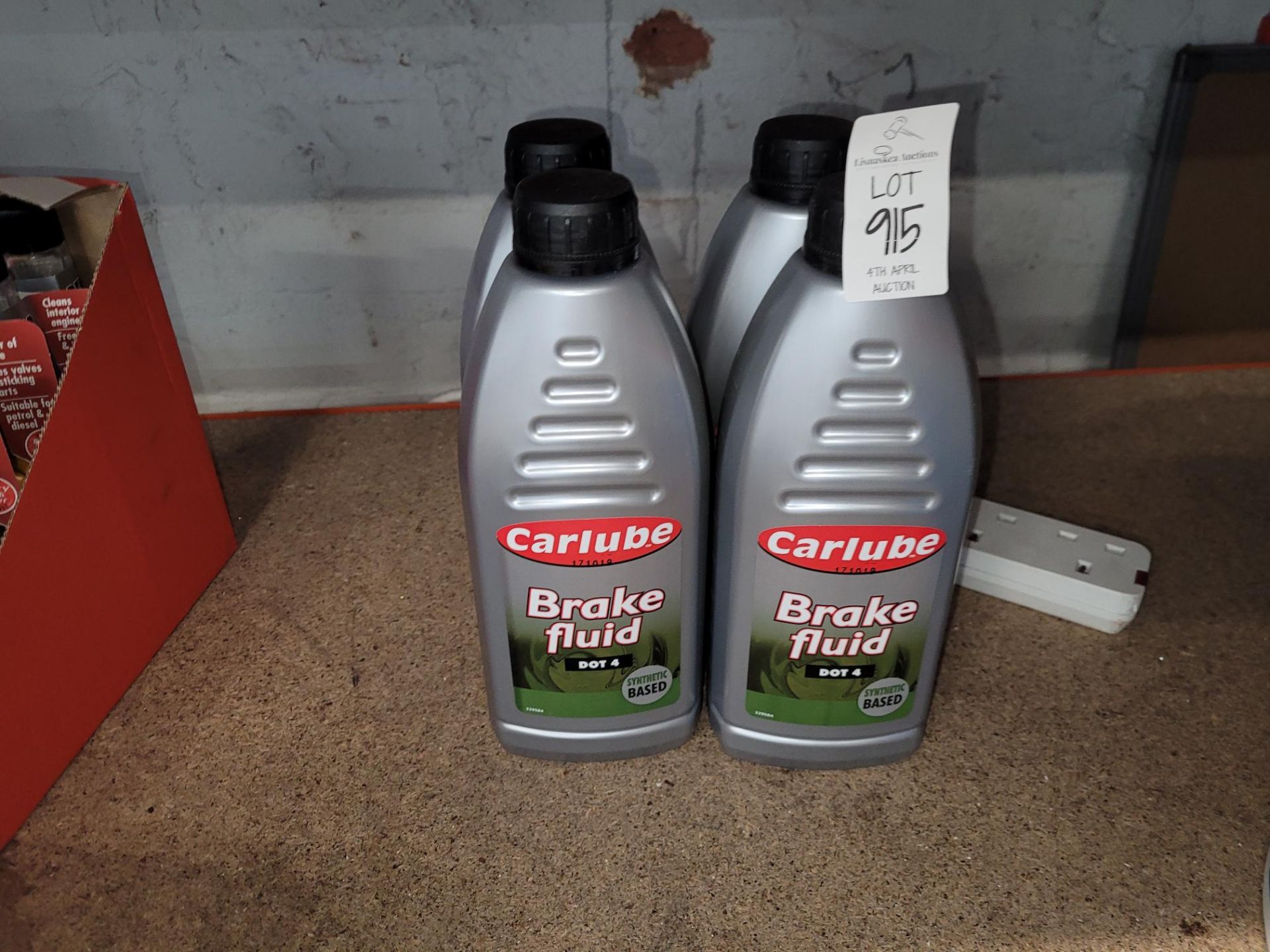 4X 1L CARLUBE BRAKE FLUID