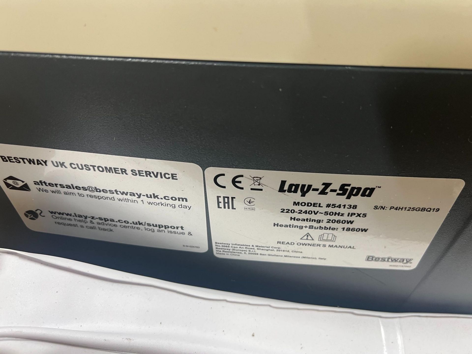 BESTWAY LAY-Z-SPA PUMP - Image 2 of 2