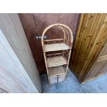 BAMBOO ARCHED SHELVING UNIT