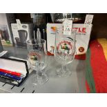 2X BIRRA MORETTI GLASSES