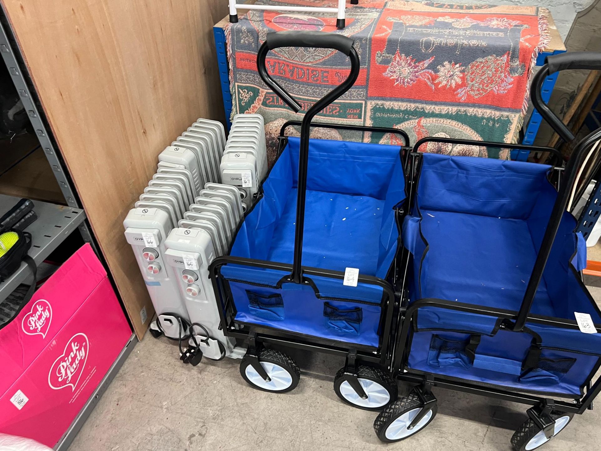 BLUE COLLAPSABLE WAGON CART (NEW)