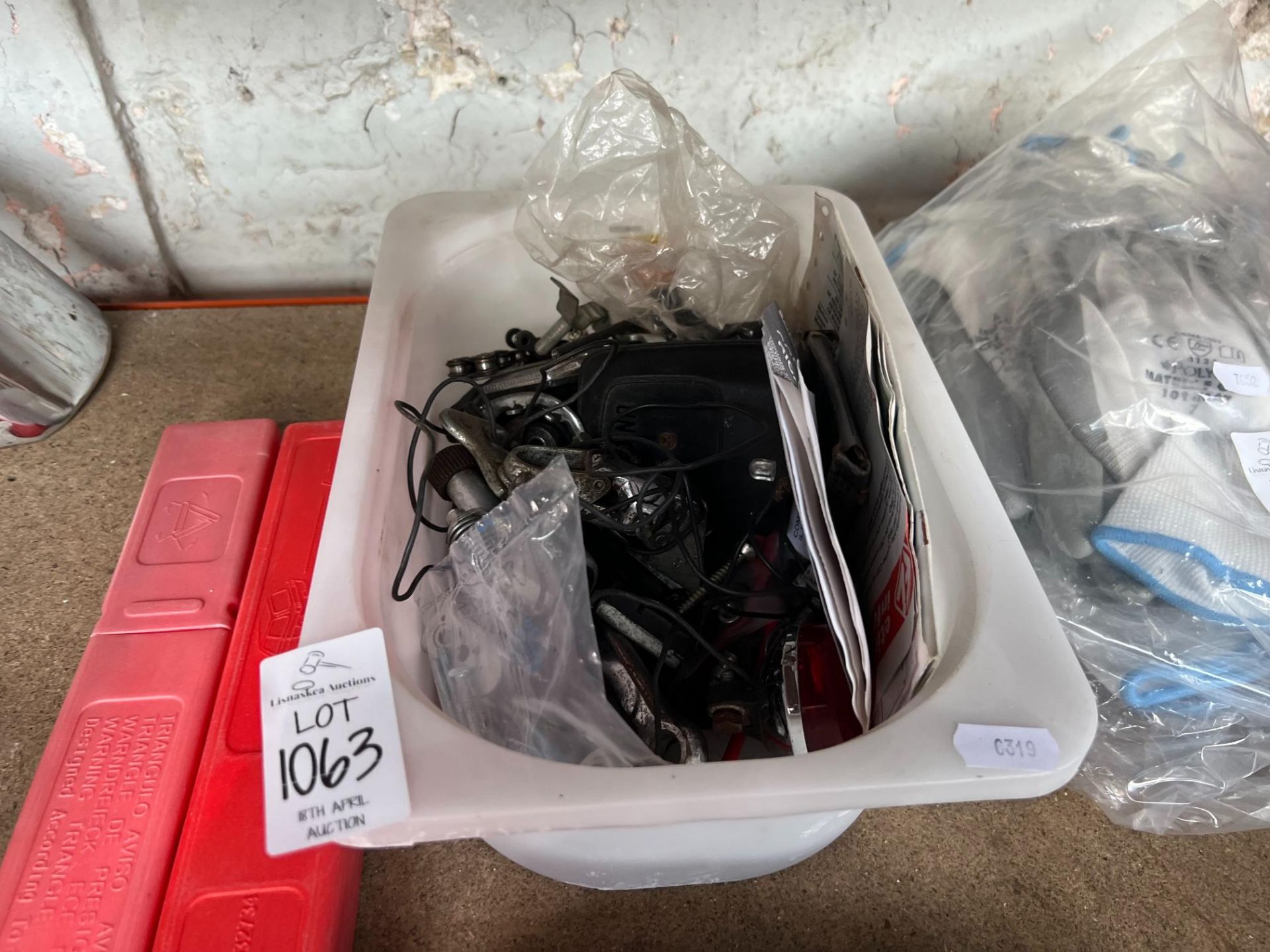 TUB OF VINTAGE BIKE PARTS