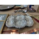 SILVER PLATED SERVING TRAY