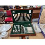VINERS STUDIO STAINLESS STEEL CUTLERY SET IN CANTEEN + EXTRAS