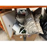 BOX OF ASSORTED HOMEWARE ITEMS