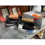 2X OLD ELECTRIC IRONS