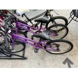 APOLLO ENVY PURPLE CHEETAH PRINT BIKE