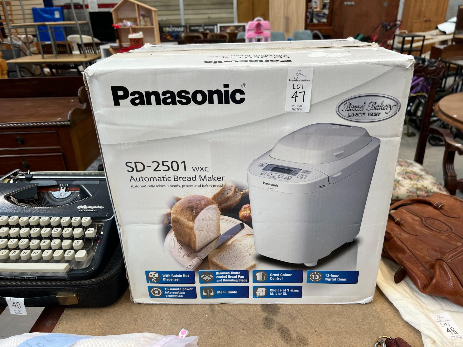 PANASONIC SD-2501 WXC AUTOMATIC BREAD MAKER (WORKING)