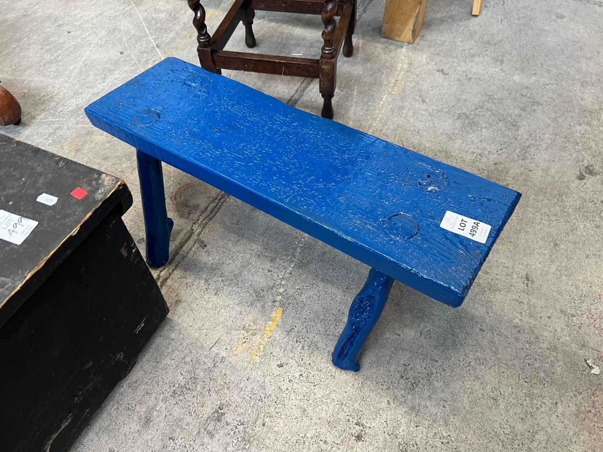 VINTAGE WOODEN STOOL FROM LANESBOROUGH ARMS