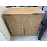 OAK EFFECT STORAGE CABINET