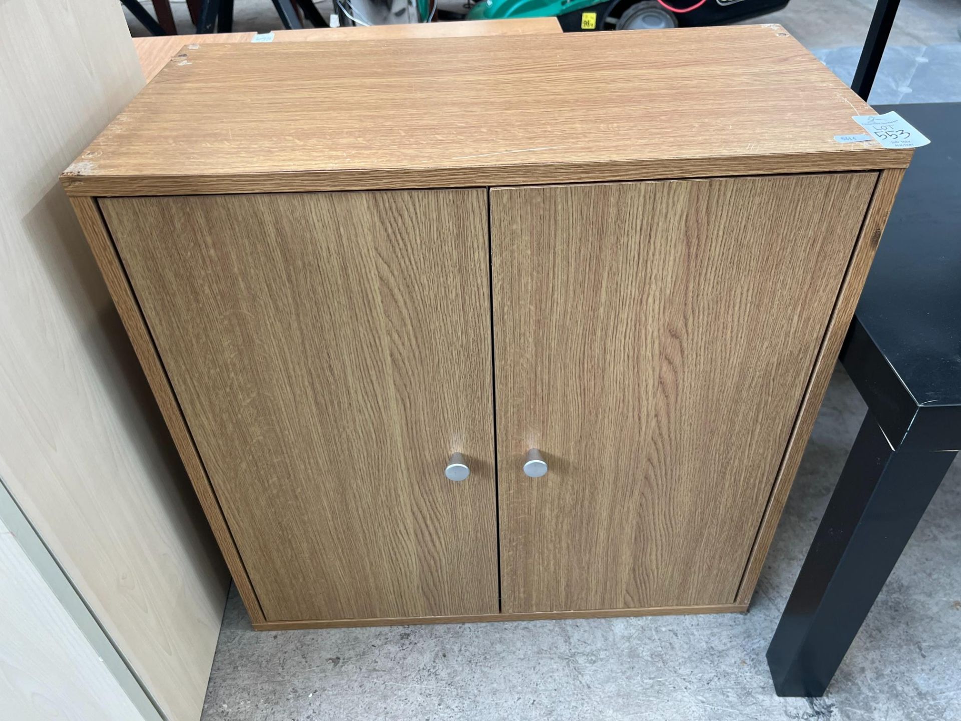 OAK EFFECT STORAGE CABINET