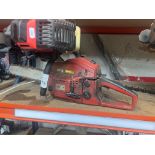 RED PETROL CHAINSAW