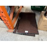 2X RUBBER BACKED DOOR MATS (NEW)