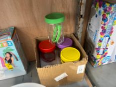 4X GLASS STROAGE CONTAINERS (NEW)