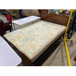 VINTAGE DOUBLE BED AND MATTRESS