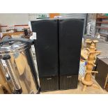 PAIR OF TALL ACOUSTIC SOLUTIONS SPEAKERS