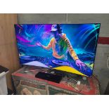 SAMSUNG 49" QLED CURED SMART FLATSCREEN TV WITH REMOTE (QE49Q7CAMT) (WORKING)