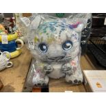 PAINT SPLATTER LEOPARD PLUSH TOY (NEW)