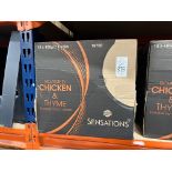 BOX OF 12 X 150G PACKETS OF WALKERS SENSATIONS ROASTED CHICKEN & THYME CRISPS 15/6/24