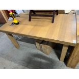 PINE EFFECT DINING TABLE
