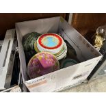 BOX OF ASSORTED DELPH PLATES