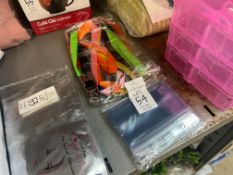 PACK OF COLOURFUL LANYARDS & PLASTIC POUCHES