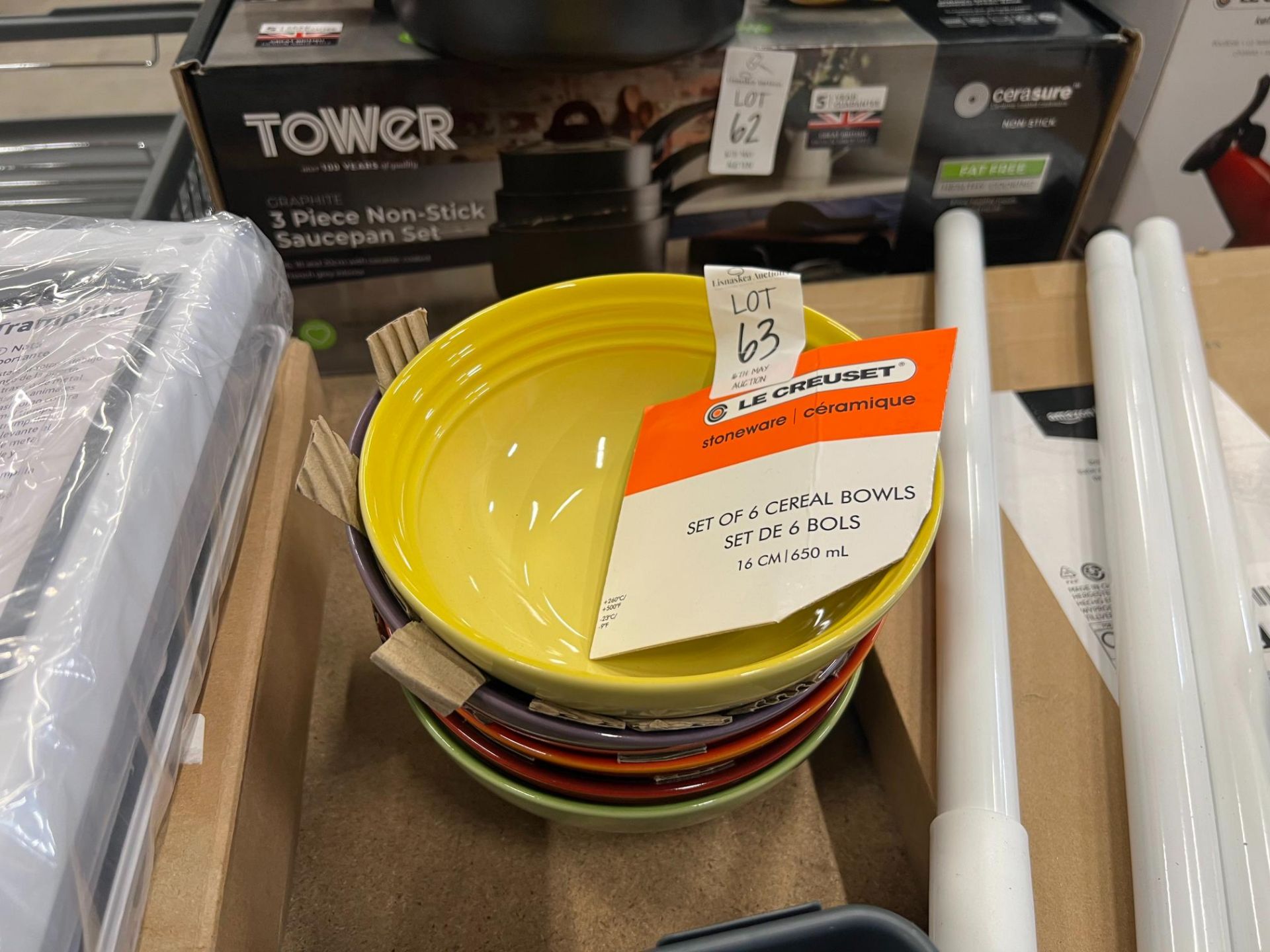 LE CREUSET 5PC CEREAL BOWL SET