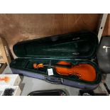 VIOLIN IN CASE (NO STRINGS)