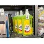 4X BOTTLES OF TESCO LEMON MULTI SURFACE CLEANER