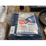 PACK OF 24X POLYESTER NAPKINS