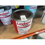 2.5L OF LEYLAND TRADE WOOD AND METAL HIGH GLOSS BLACK PAINT