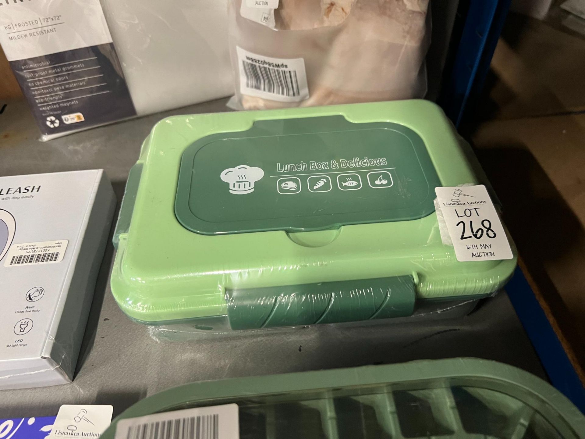 GREEN CLIP-TOP TIERED LUNCH BOX (NEW)