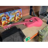 CHILDS SIZED PINK GUITAR