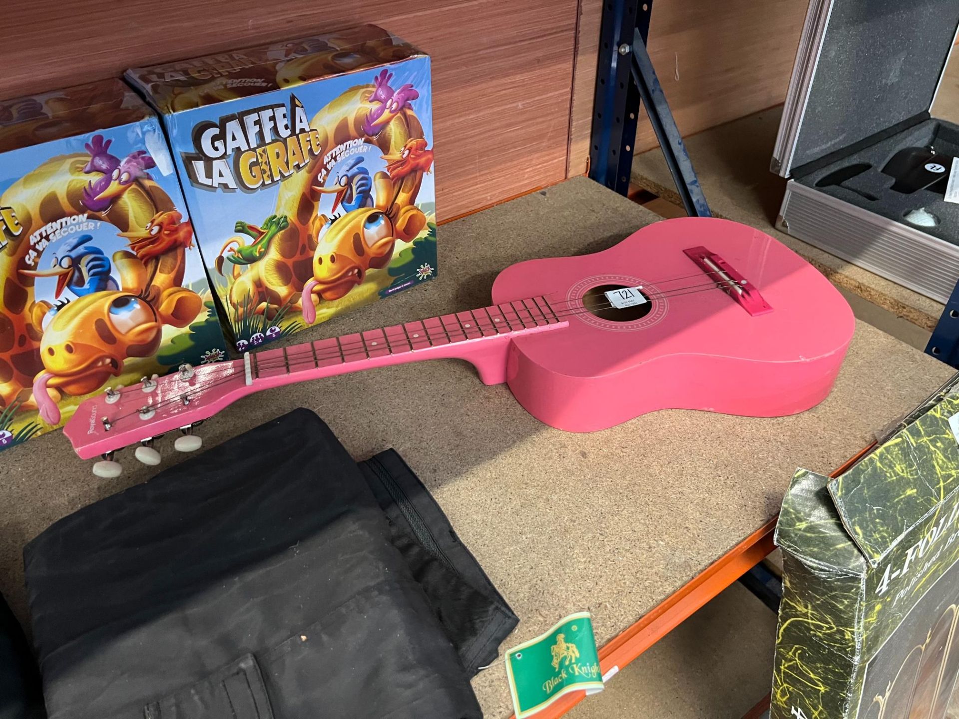 CHILDS SIZED PINK GUITAR