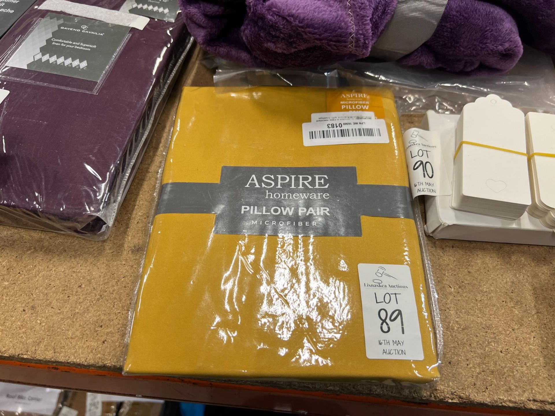 ASPIRE MUSTARD PILLOW PAIR