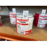 2.313L OF LEYLAND TRADE WOOD AND METAL HIGH GLOSS ULTRA DEEP BASE PAINT