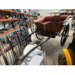 VINTAGE OAK TUB HORSE TRAP (CLEAN)