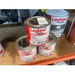 3 X 0.462L OF LEYLAND TRADE HIGH GLOSS MEDIUM BASE PAINT