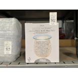 AIRPURE SILVER MOSAIC ELECTRIC WAX MELTER