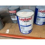 4.62L OF LEYLAND TRADE VINYL MATT ULTRA DEEP BASE PAINT