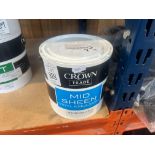 2.5L OF CROWN MAGNOLA SHEEN VINYL ELMULSION