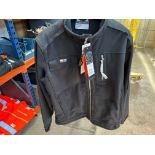 HEROCK ZEUS FLEECE JACKET BLACK MEDIUM (NEW)