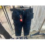 HEROCK DAGAN WORK TROUSERS NAVY SIZE UK SIZE 30 (NEW)